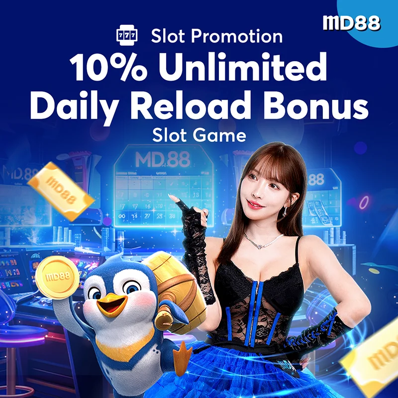 MD88 10% Unlimited Slots Bonus